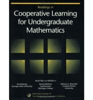 Readings in Cooperative Learning for Undergraduate Mathematics