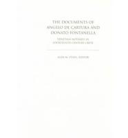 The Documents of Angelo De Cartura and Donato Fontanella