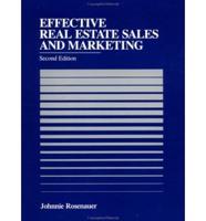 Effective Real Estate Sales and Marketing