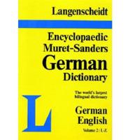 Langenscheidt Encyclopaedic: Muret-Sanders German Dictionary