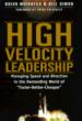 High Velocity Leadership