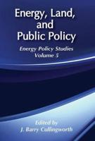 Energy, Land, and Public Policy