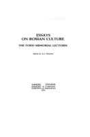 Essays on Roman Culture