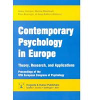 Contemporary Psychology in Europe