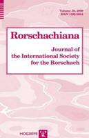 Rorschachiana: Vol 30: Journal of the International Society for the Rorschach