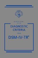 Diagnostic Criteria from DSM-IV-TR