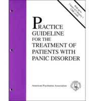 Practice Guideline for the Treatment of Patients With Panic Disorder
