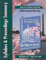American Psychiatric Association Annual Meeting Syllabus & Proceedings Summ
