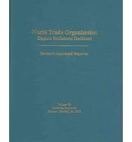 World Trade Organization Dispute Settlement Decisions