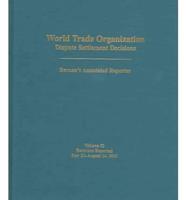 World Trade Organization Dispute Settlement Decisions