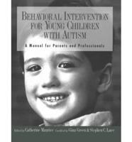 Behavioral Intervention for Young Children With Autism