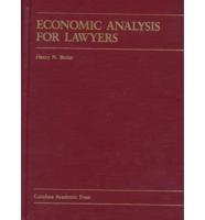 Economic Analysis for Lawyers