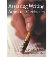 Assessing Writing Across the Curriculum