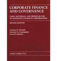 Corporate Finance and Governance