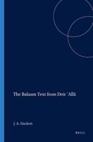 The Balaam Text from Deir Alla