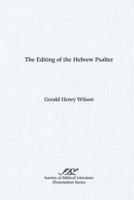 The Editing of the Hebrew Psalter