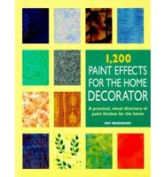 1,200 Paint Effects for the Home Decorator
