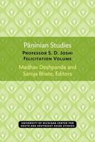 Paninian Studies