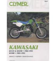 Clymer Kawasaki KX125 & KX250, 1982-1991, KX500, 1983-1993