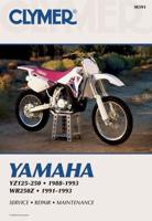 Clymer Yamaha YZ125-250, 1988-1993, WR250Z, 1991-1993