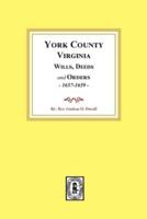 York County, Virginia Wills, Deeds and Orders, 1657-1659