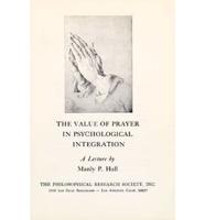Value of Prayer in Psychological Integration
