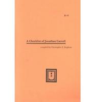 A Checklist of Jonathan Carroll