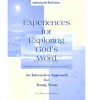 Experiences for Exploring God's Word