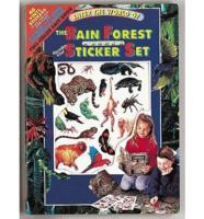 Enter the World of the Rain Forest a Book & Sticker Set/Book and 34 Vinyl Stickers