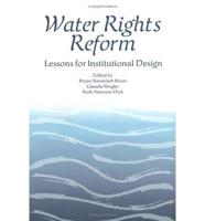 Water Rights Reform