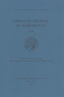 American Journal of Numismatics 3-4 (1991-92)
