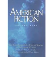 American Fiction. Volume Nine