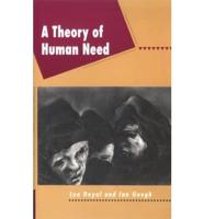 A Theory of Human Need