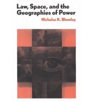 Law, Space, and the Geographies of Power