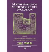 Mathematics of Microstructure Evolution