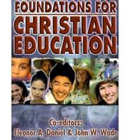 Foundations for Christian Education