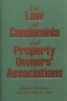 The Law of Condominia and Property Owners' Associations