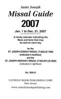 Annual Missal Guide, 2007