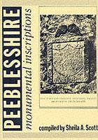 Pre-1855 Gravestone Inscriptions: An Index for Peebleshire