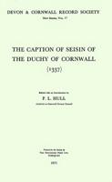 The Caption of Seisin of the Duchy of Cornwall (1337)