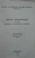 Devon Inventories of the 16th & 17th Centuries