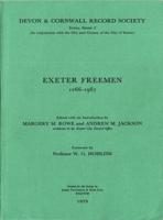 Exeter Freemen, 1266-1967