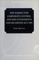 The Market for Corporate Control and the Investments and Securities Act 1999