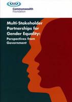 Multi Stakeholder Partnerships for Gender Equality