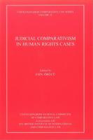 Judicial Comparativism in Human Rights Cases