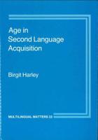 Age in Second Language Acquisition