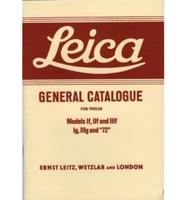 Leica General Catalogue for 1955/58