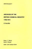 Archives of the British Chemical Industry 1750-1914