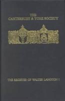 The Register of Walter Langton, Bishop of Coventry and Lichfield, 1296-1321
