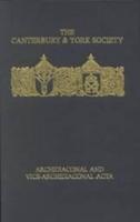 Twelfth-Century English Archidiaconal and Vice-Archidiaconal Acta